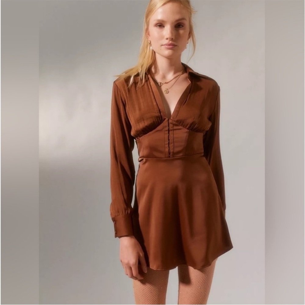 Urban Outfitters Brown Mini Dress
